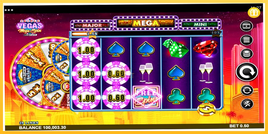 Игровой аппарат Triple Vegas Mega Spin - игра на реальные деньги, картинка 3