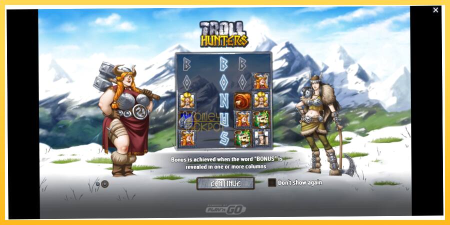 Игровой аппарат Troll Hunters - игра на реальные деньги, картинка 1