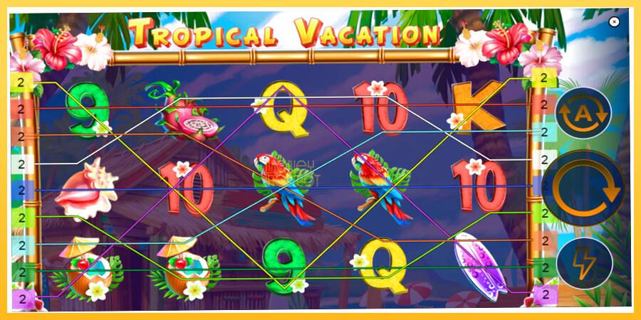 Игровой аппарат Tropical Vacation - игра на реальные деньги, картинка 1