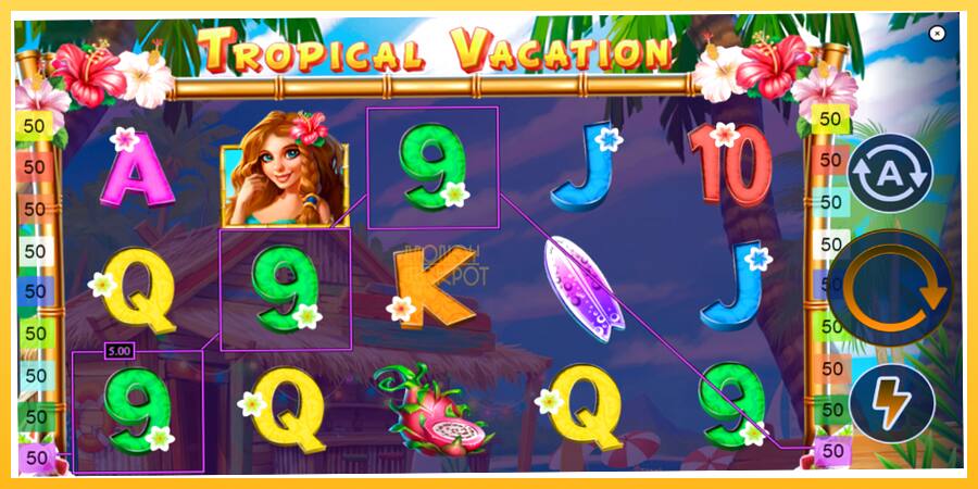 Игровой аппарат Tropical Vacation - игра на реальные деньги, картинка 4