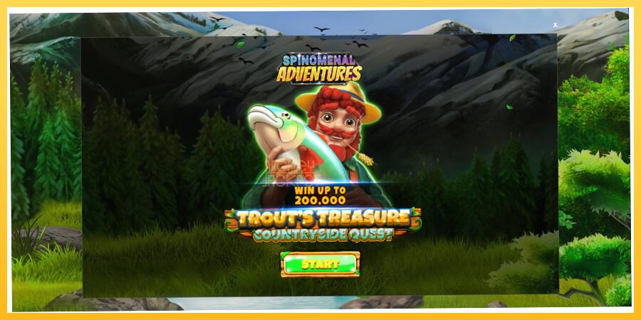 Игровой аппарат Trouts Treasure Countryside Quest - игра на реальные деньги, картинка 1