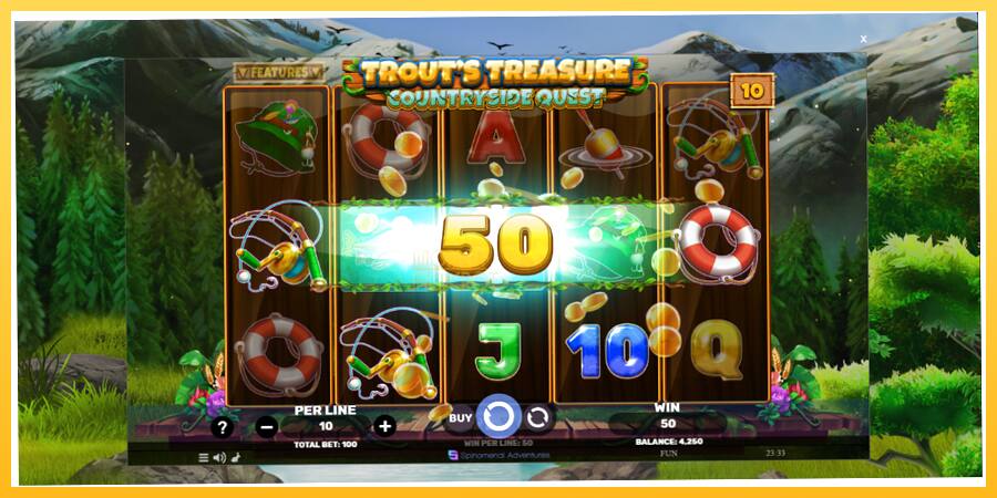 Игровой аппарат Trouts Treasure Countryside Quest - игра на реальные деньги, картинка 3