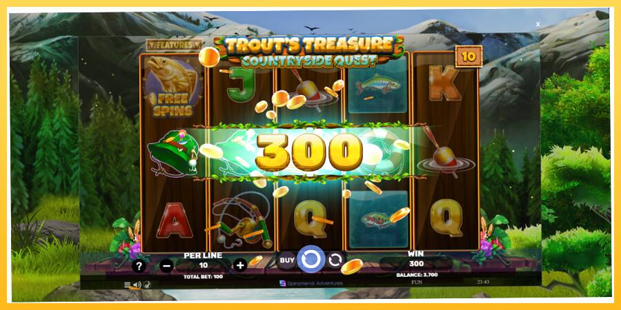 Игровой аппарат Trouts Treasure Countryside Quest - игра на реальные деньги, картинка 4