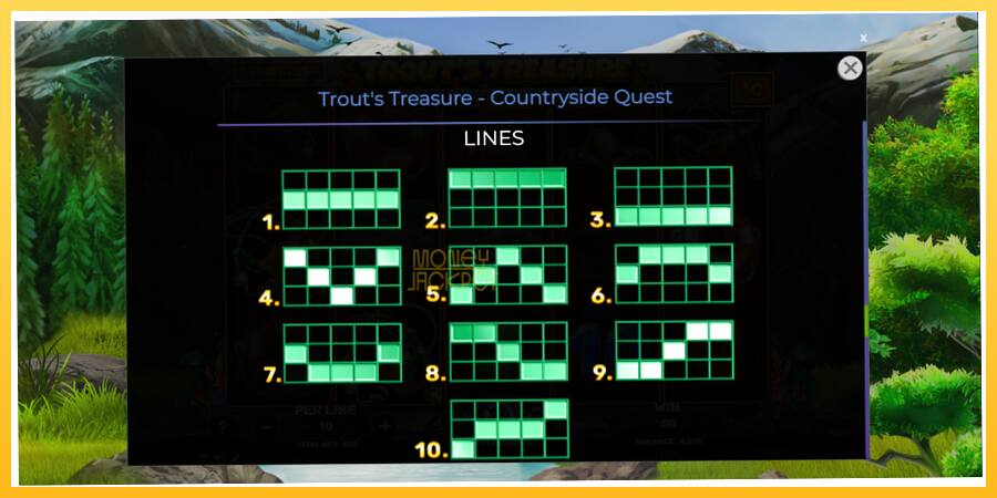 Игровой аппарат Trouts Treasure Countryside Quest - игра на реальные деньги, картинка 7