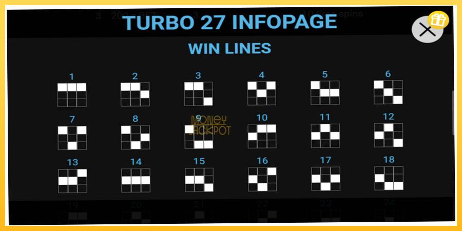 Игровой аппарат Turbo 27 - игра на реальные деньги, картинка 4