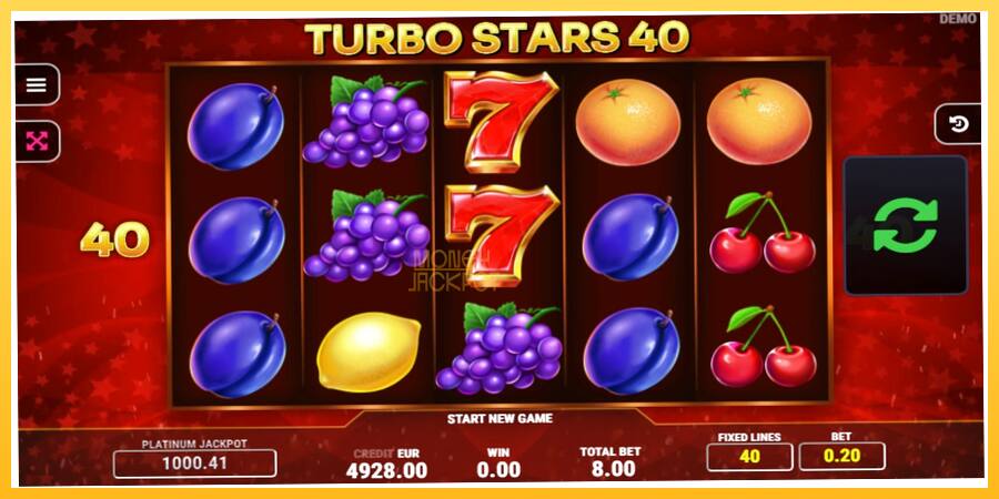 Игровой аппарат Turbo Stars 40 - игра на реальные деньги, картинка 2