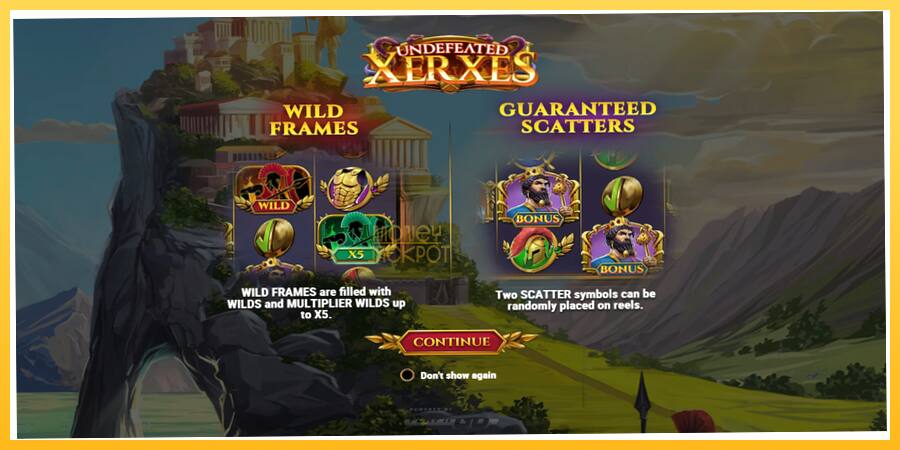 Игровой аппарат Undefeated Xerxes - игра на реальные деньги, картинка 1