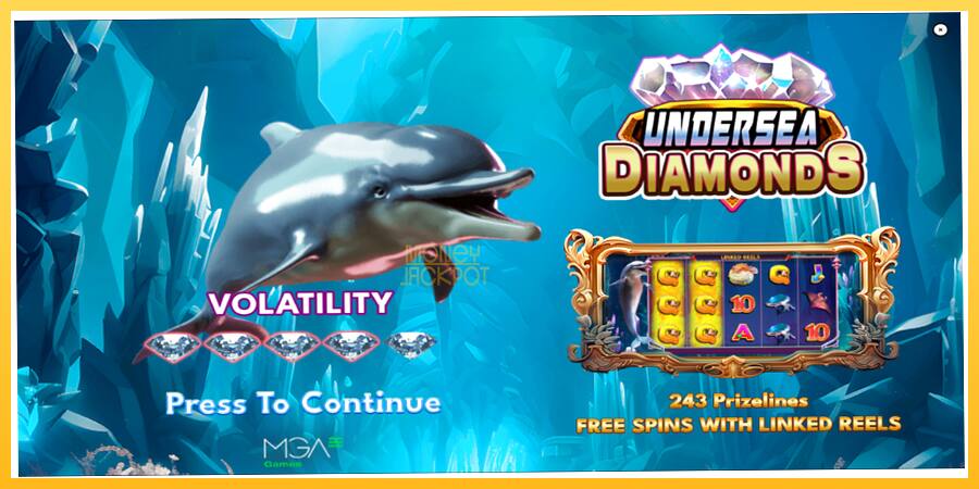 Игровой аппарат Undersea Diamonds - игра на реальные деньги, картинка 1