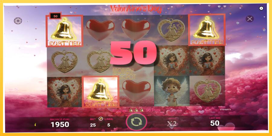 Игровой аппарат Valentines Day - игра на реальные деньги, картинка 3