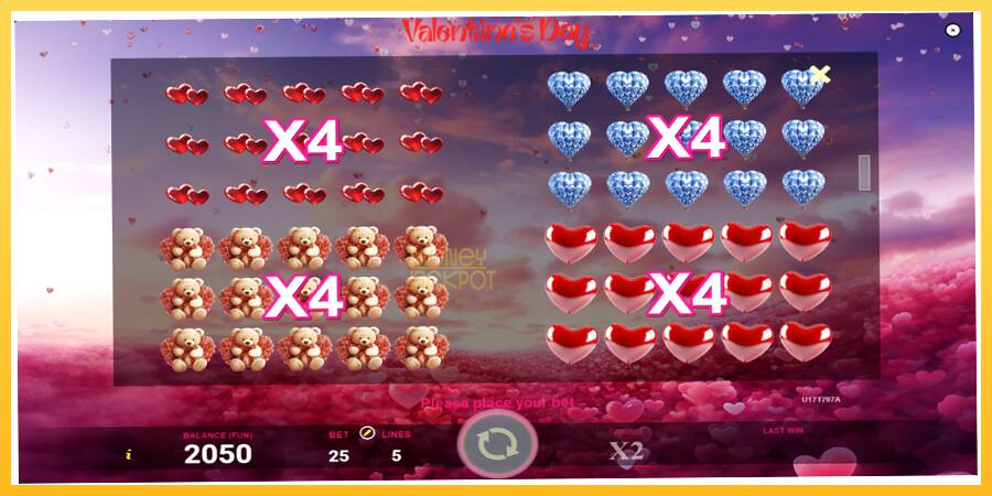 Игровой аппарат Valentines Day - игра на реальные деньги, картинка 6