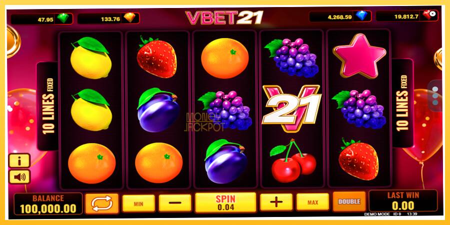 Игровой аппарат Vbet 21 - игра на реальные деньги, картинка 1