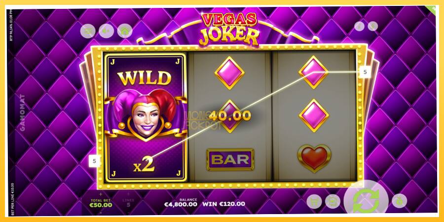 Игровой аппарат Vegas Joker - игра на реальные деньги, картинка 4