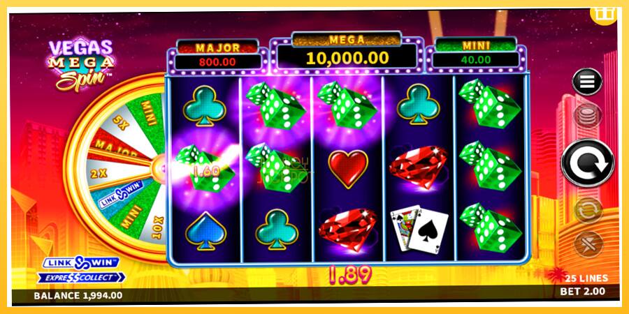 Игровой аппарат Vegas Mega Spin - игра на реальные деньги, картинка 2