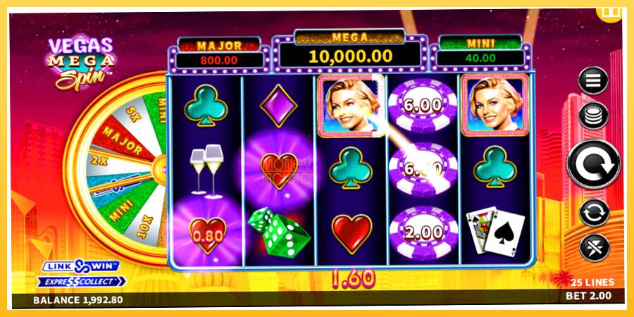 Игровой аппарат Vegas Mega Spin - игра на реальные деньги, картинка 3