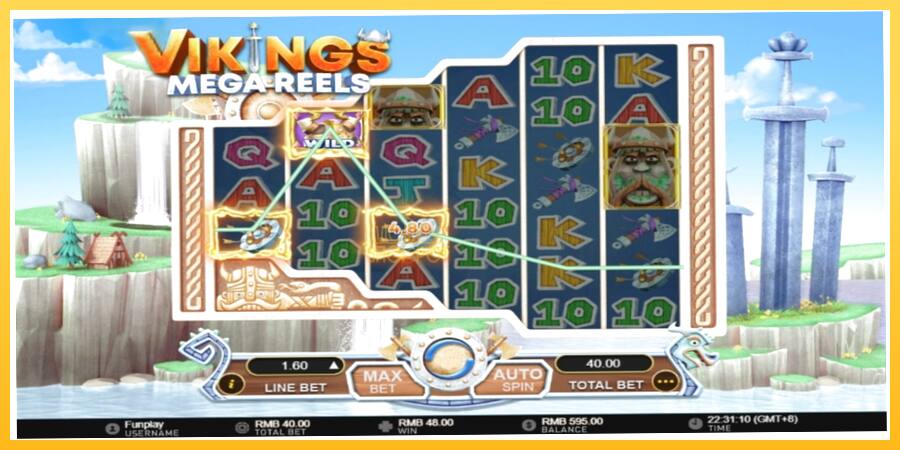 Игровой аппарат Vikings Mega Reels - игра на реальные деньги, картинка 3