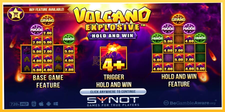 Игровой аппарат Volcano Explosive - игра на реальные деньги, картинка 1