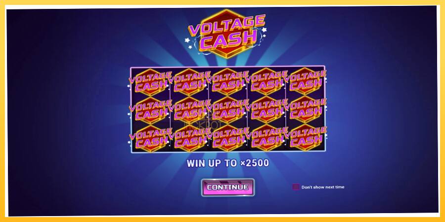 Игровой аппарат Voltage Cash - игра на реальные деньги, картинка 1