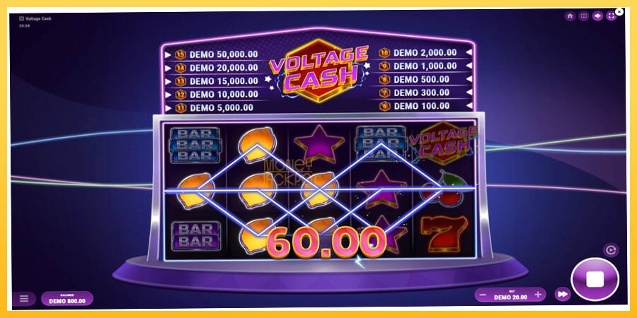 Игровой аппарат Voltage Cash - игра на реальные деньги, картинка 3