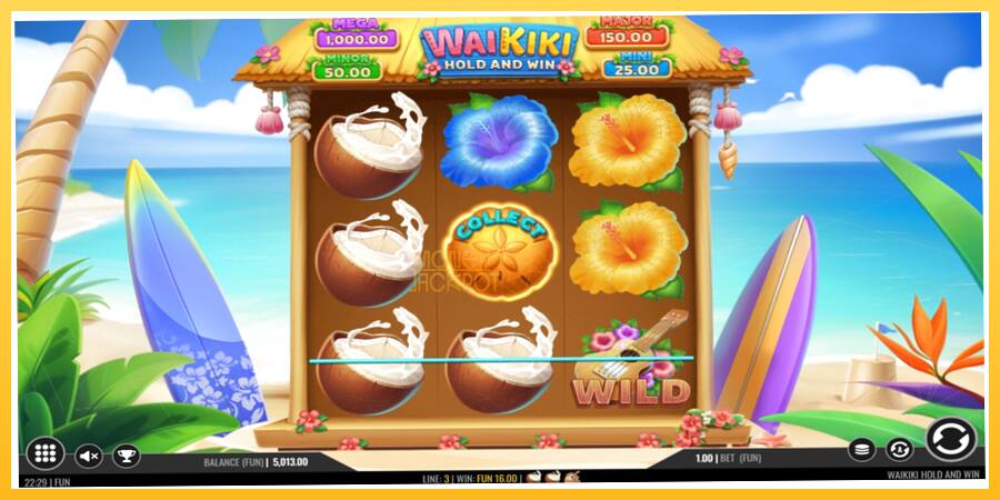 Игровой аппарат Waikiki Hold and Win - игра на реальные деньги, картинка 3