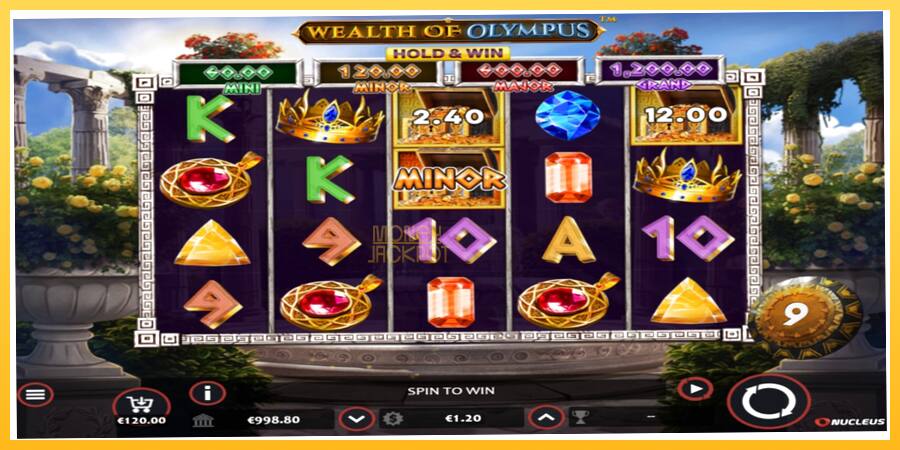 Игровой аппарат Wealth of Olympus - игра на реальные деньги, картинка 1