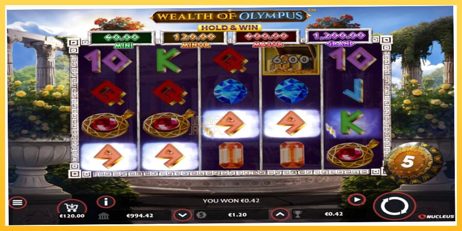 Игровой аппарат Wealth of Olympus - игра на реальные деньги, картинка 2