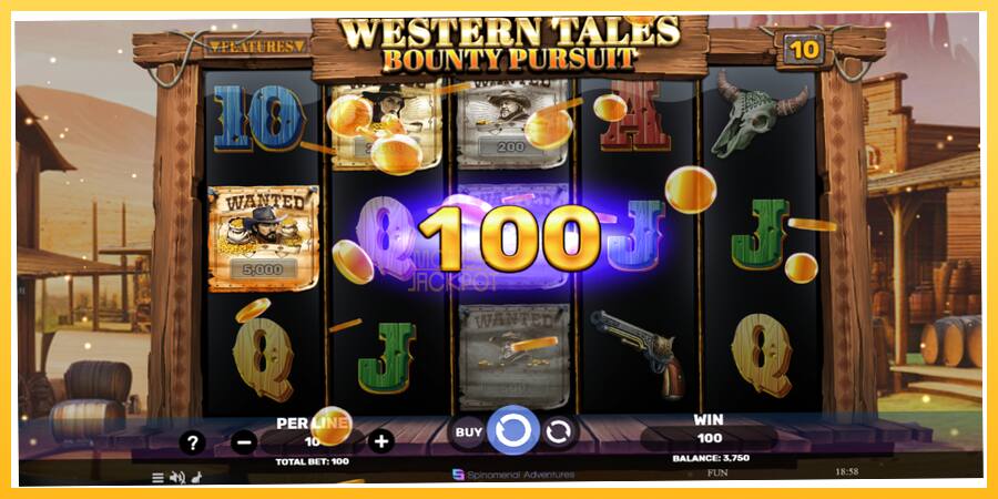 Игровой аппарат Western Tales - Bounty Pursuit - игра на реальные деньги, картинка 4