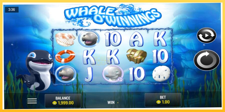 Игровой аппарат Whale O’Winnings - игра на реальные деньги, картинка 1