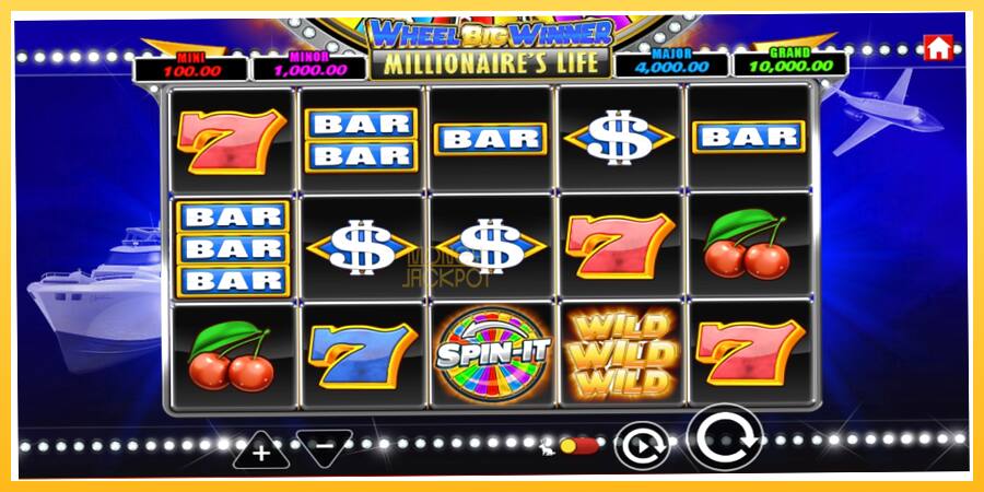 Игровой аппарат Wheel Big Winner Millionaires Life - игра на реальные деньги, картинка 2