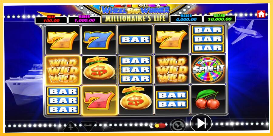 Игровой аппарат Wheel Big Winner Millionaires Life - игра на реальные деньги, картинка 5