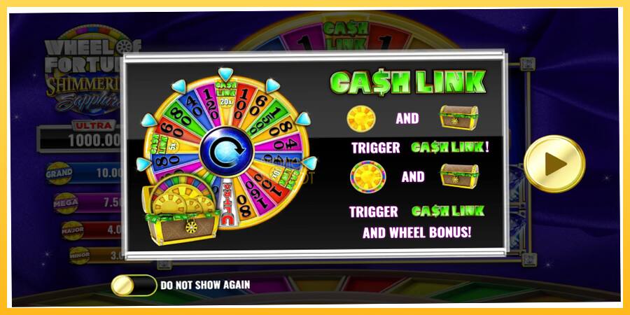 Игровой аппарат Wheel of Fortune Shimmering Sapphires - игра на реальные деньги, картинка 1