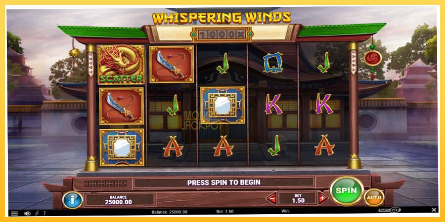 Игровой аппарат Whispering Winds - игра на реальные деньги, картинка 2