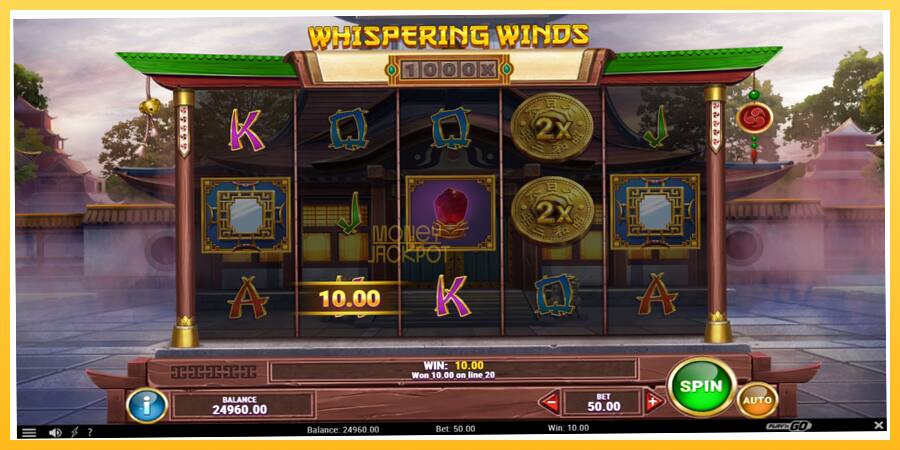 Игровой аппарат Whispering Winds - игра на реальные деньги, картинка 3