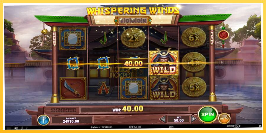 Игровой аппарат Whispering Winds - игра на реальные деньги, картинка 4