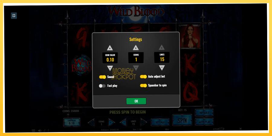 Игровой аппарат Wild Blood - игра на реальные деньги, картинка 7