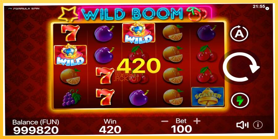 Игровой аппарат Wild Boom - игра на реальные деньги, картинка 2