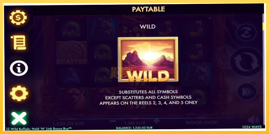 Игровой аппарат Wild Buffalo Hold N Link Bonus Buy - игра на реальные деньги, картинка 5