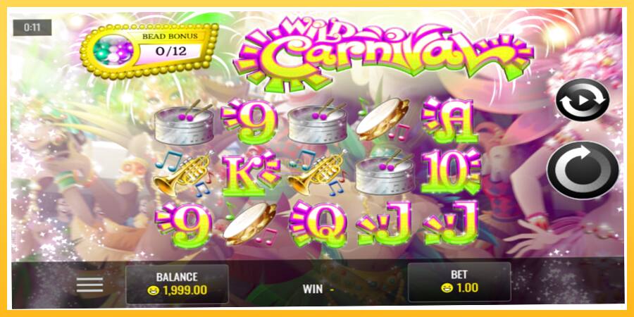 Игровой аппарат Wild Carnival - игра на реальные деньги, картинка 1