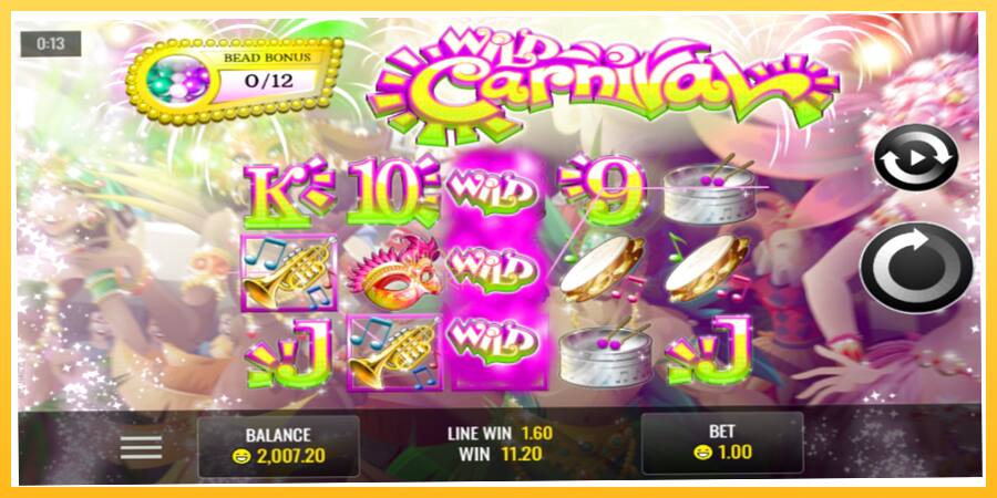 Игровой аппарат Wild Carnival - игра на реальные деньги, картинка 2