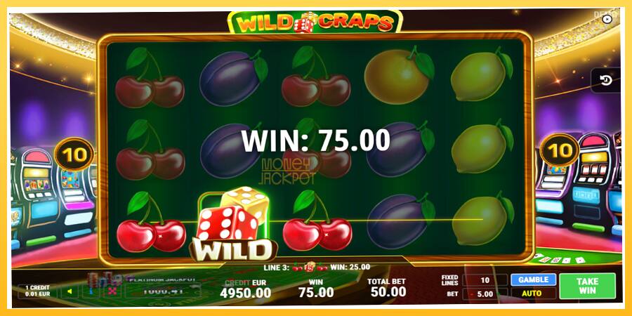 Игровой аппарат Wild Craps - игра на реальные деньги, картинка 2