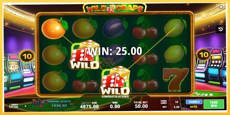 Игровой аппарат Wild Craps - игра на реальные деньги, картинка 4