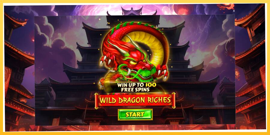 Игровой аппарат Wild Dragon Riches - игра на реальные деньги, картинка 1