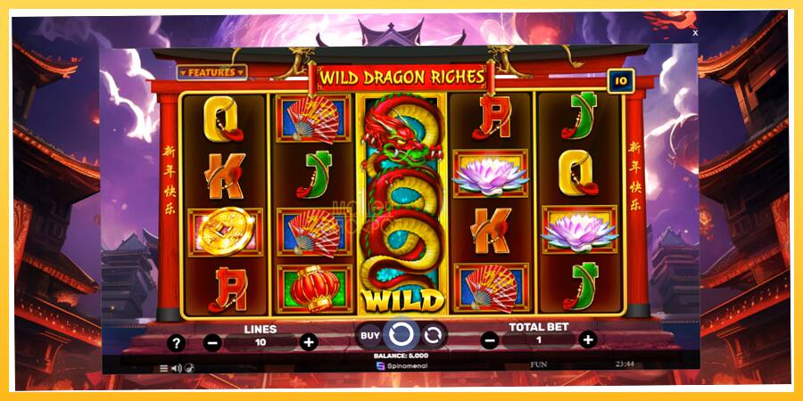 Игровой аппарат Wild Dragon Riches - игра на реальные деньги, картинка 2