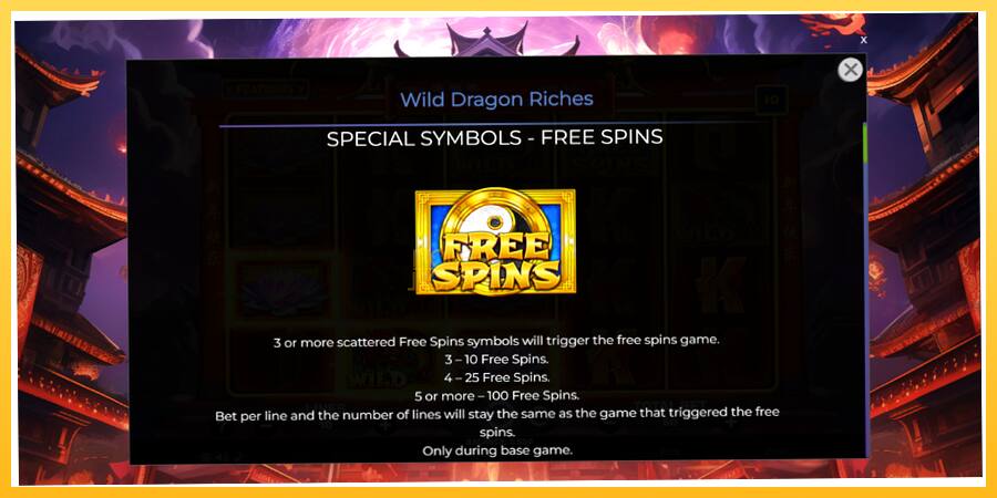 Игровой аппарат Wild Dragon Riches - игра на реальные деньги, картинка 5