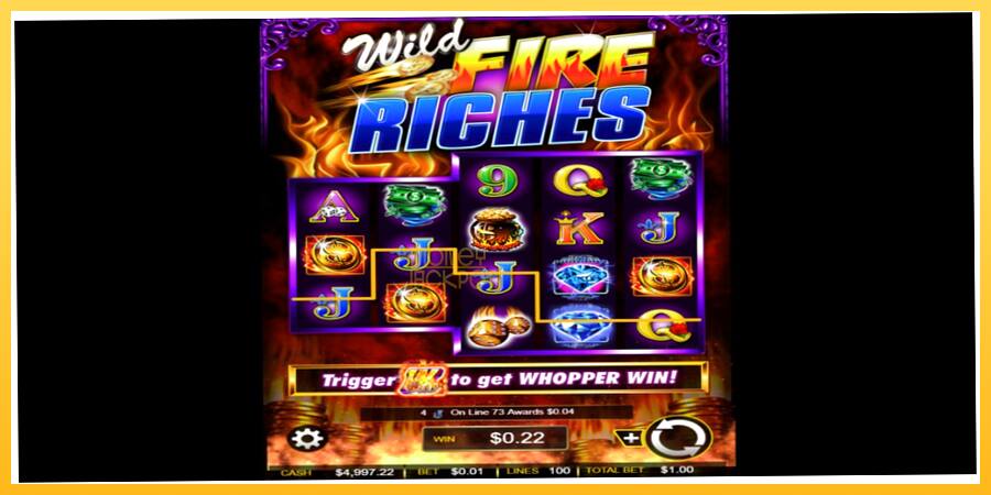 Игровой аппарат Wild Fire Riches - игра на реальные деньги, картинка 2