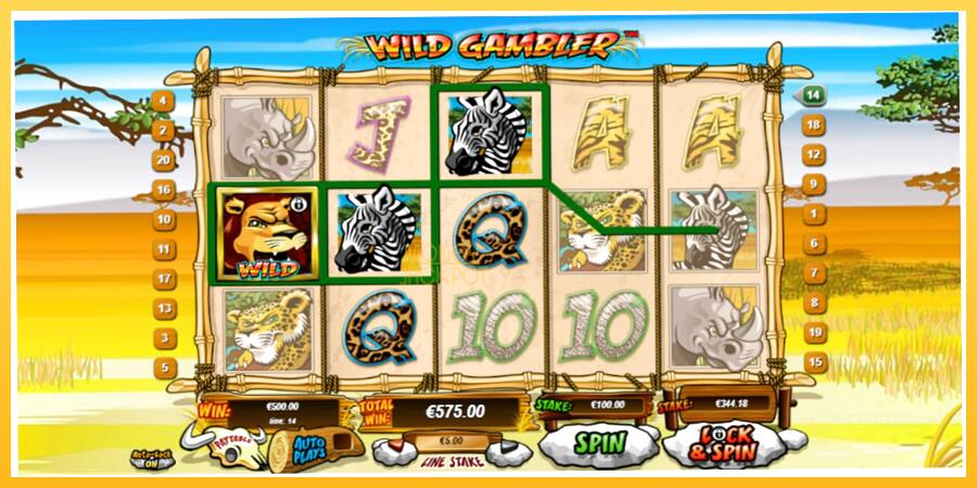 Игровой аппарат Wild Gambler - игра на реальные деньги, картинка 2