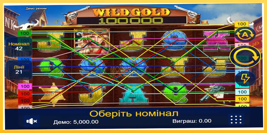 Игровой аппарат Wild Gold 100000 - игра на реальные деньги, картинка 1