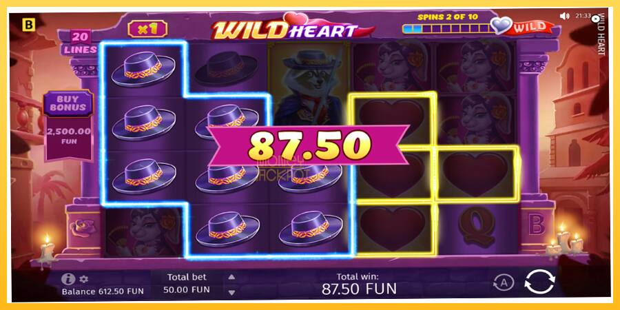 Игровой аппарат Wild Heart - игра на реальные деньги, картинка 4