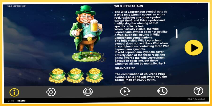 Игровой аппарат Wild Leprechaun - игра на реальные деньги, картинка 5