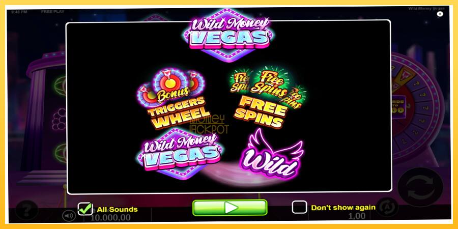 Игровой аппарат Wild Money Vegas - игра на реальные деньги, картинка 1