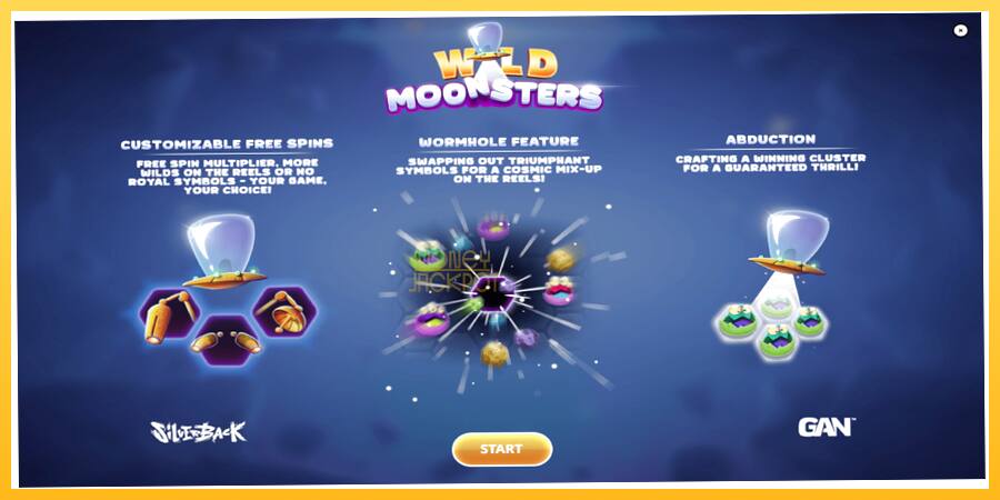 Игровой аппарат Wild Moonsters - игра на реальные деньги, картинка 1